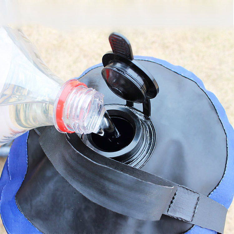 Faltbare Outdoor-Duschtasche mit Luftpumpe – 11 L Campingdusche - ExploreZone