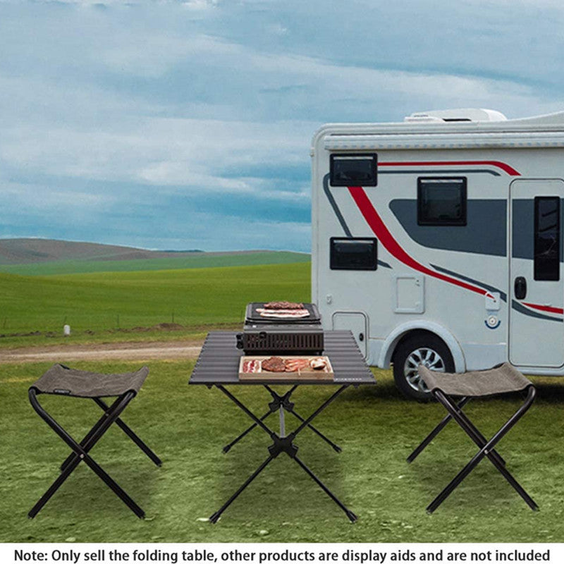 Großer Camping-Klapptisch aus Aluminium – leicht & stabil - ExploreZone