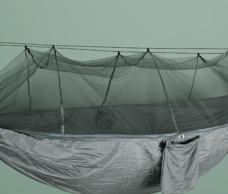 Hängematte mit Mückennetz für Outdoor & Trekking – kompakt & stark - ExploreZone