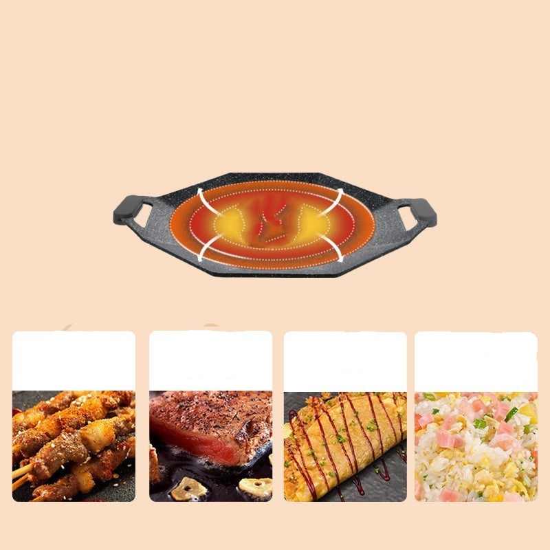 Teppanyaki Grillplatte Ø36 cm – passend zur faltbaren Feuerschale - ExploreZone