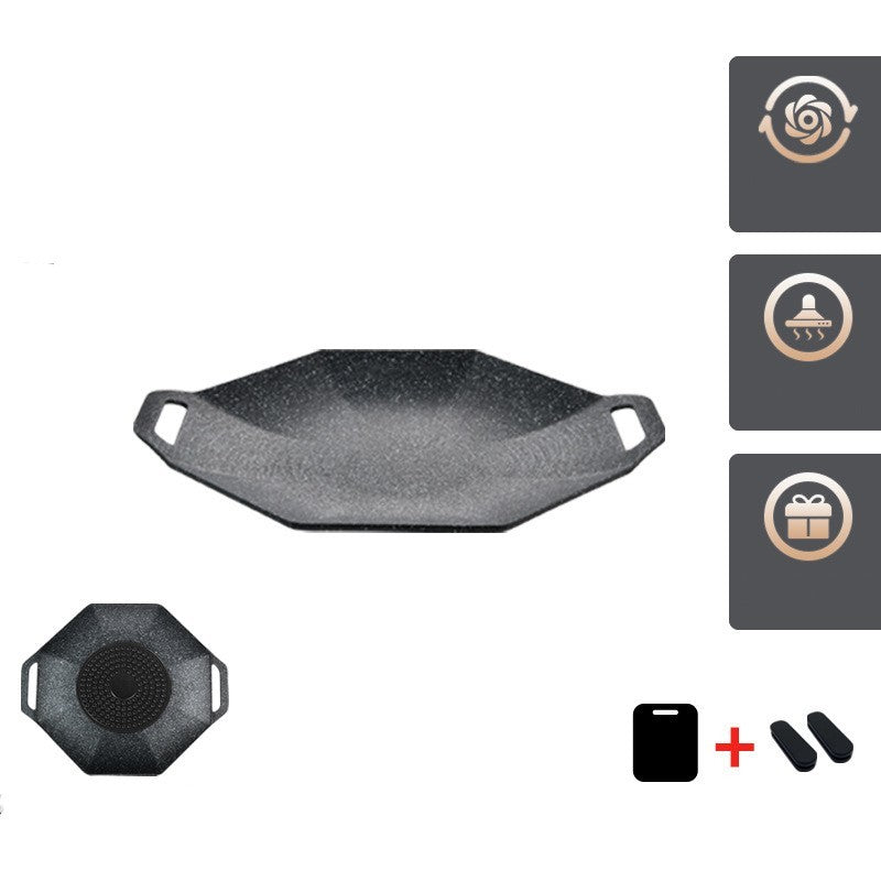 Teppanyaki Grillplatte Ø36 cm – passend zur faltbaren Feuerschale - ExploreZone