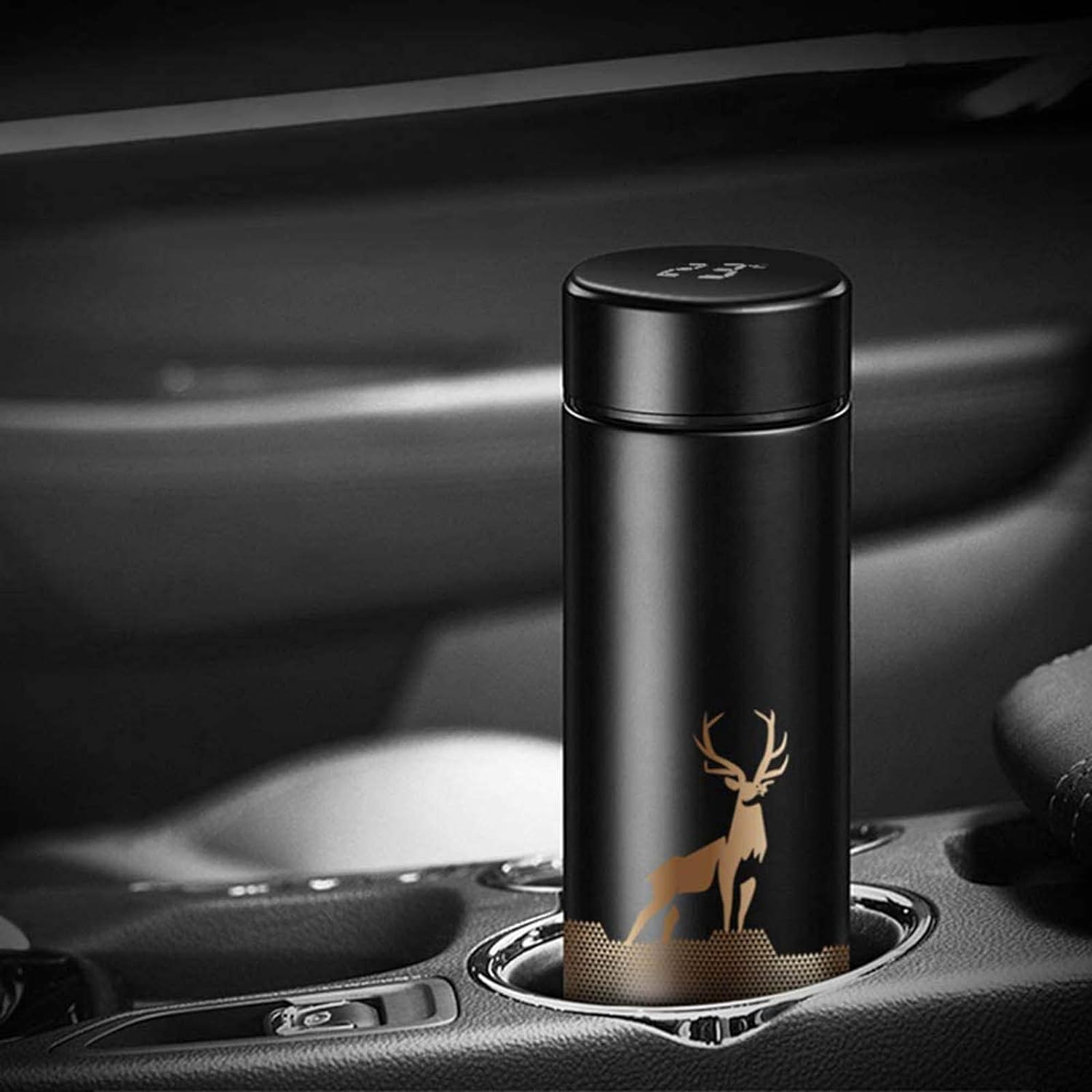 Edelstahl-Thermoflasche mit LED-Temperaturanzeige – 500ml - ExploreZone