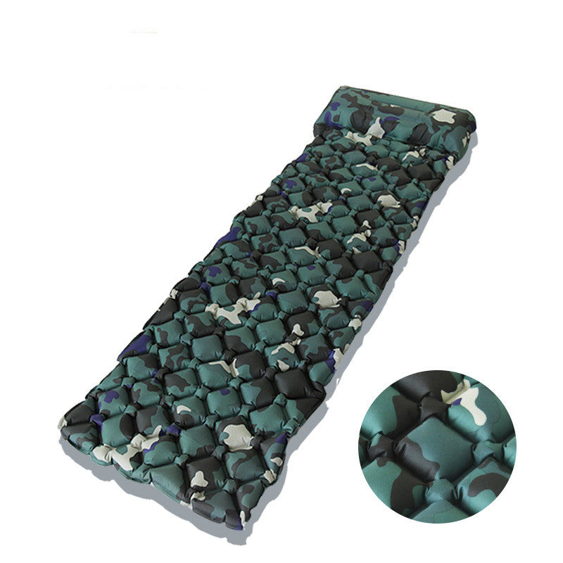 Schnell aufblasbare Camouflage Campingmatratze - ExploreZone