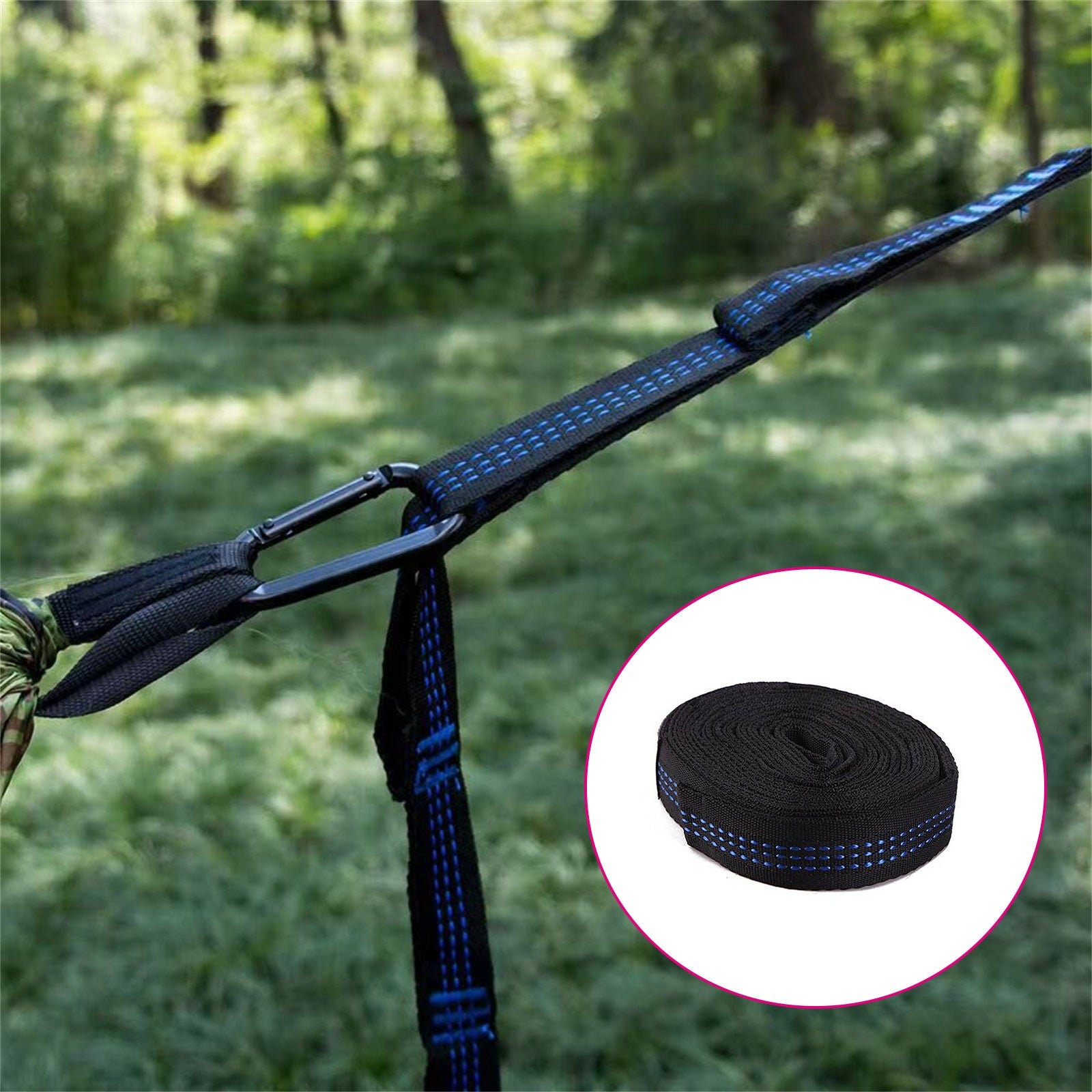 Flat Lay Hängematte mit Aufhängeset – Ultrabequem & kompakt fürs Camping - ExploreZone