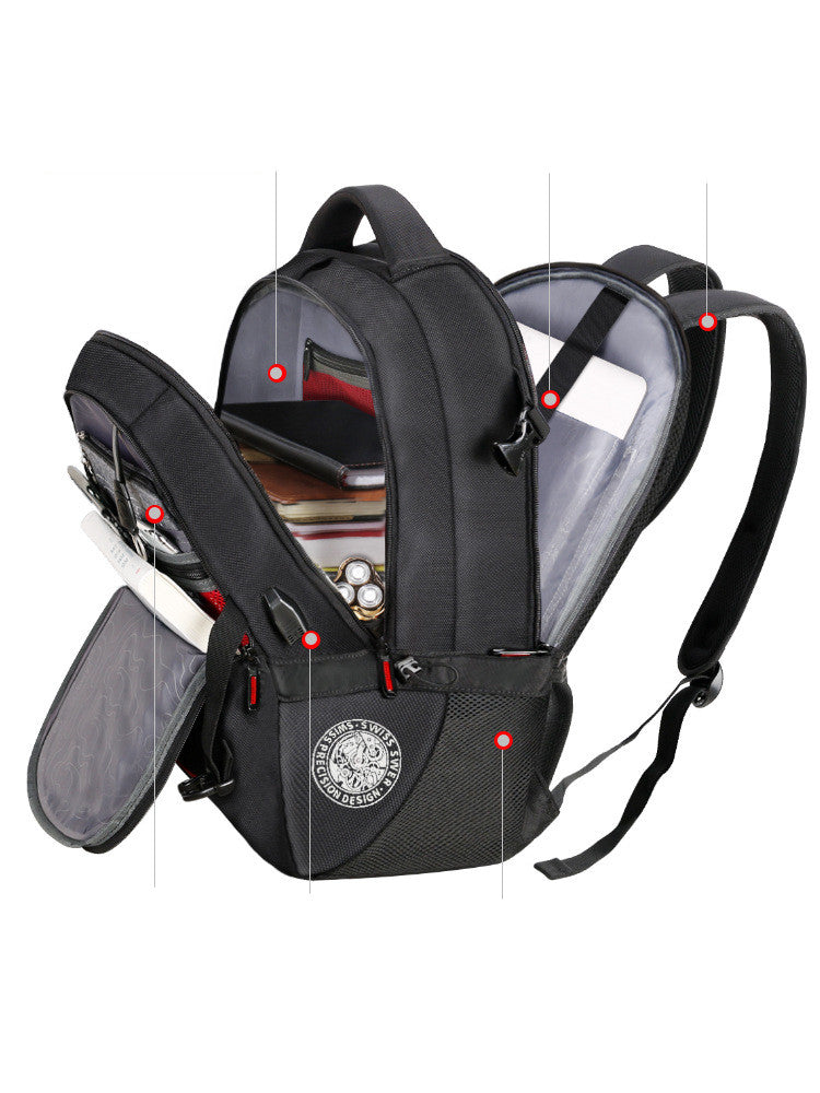 Reise- & Arbeitsrucksack aus Nylon – in 3 Größen erhältlich - ExploreZone