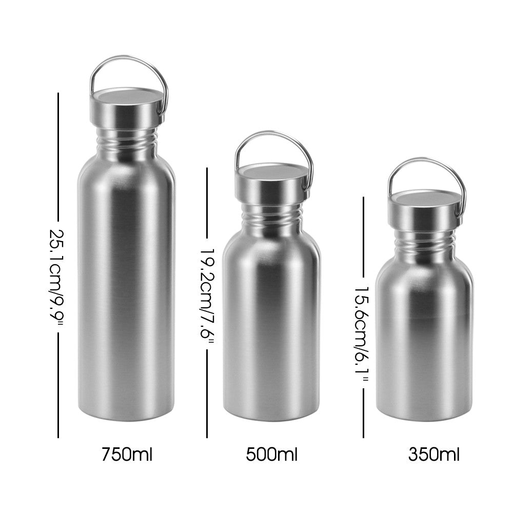 Edelstahl Wasserflasche – BPA-frei, robust & pur – 350–700 ml - ExploreZone