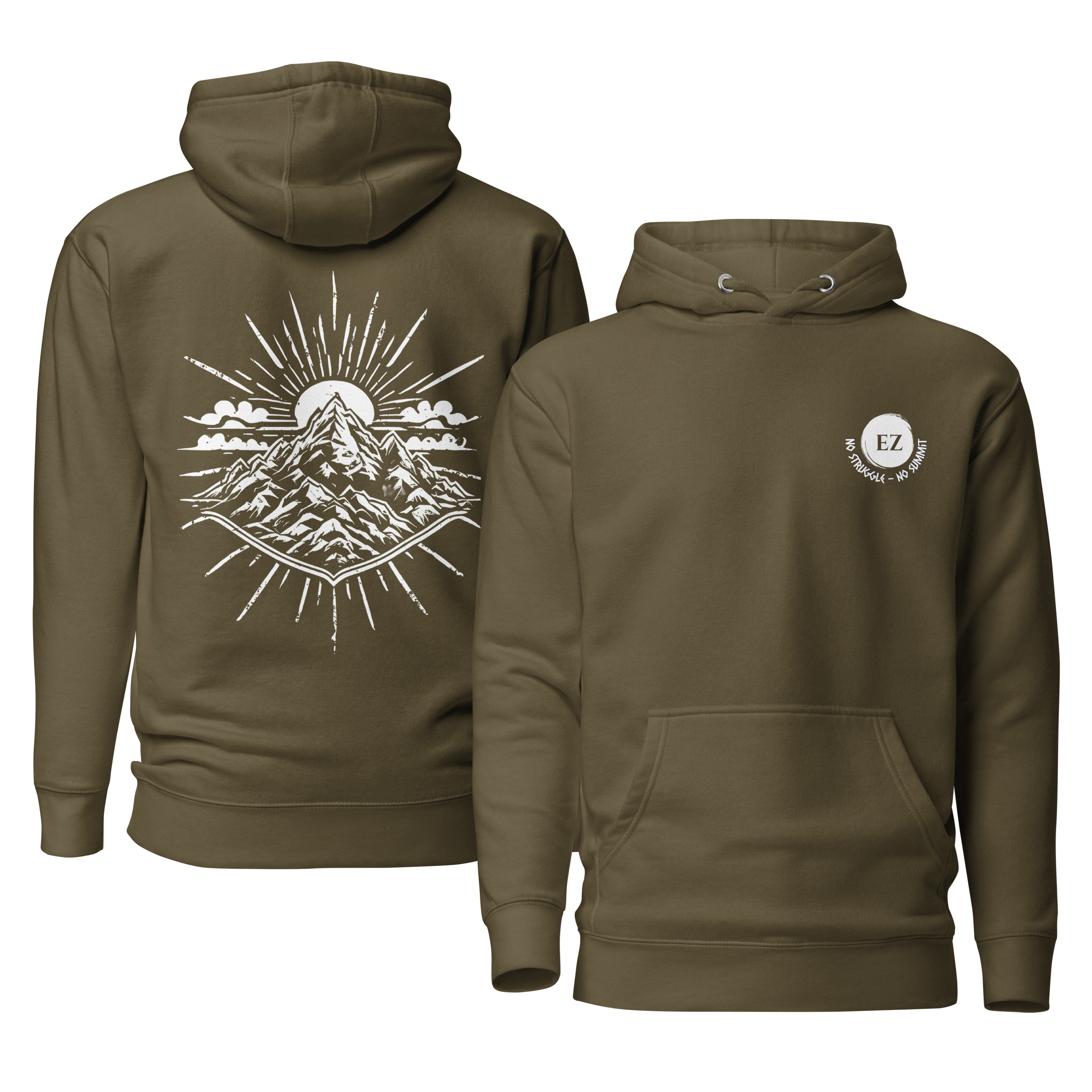No Struggle No Summit Unisex-Kapuzenpullover