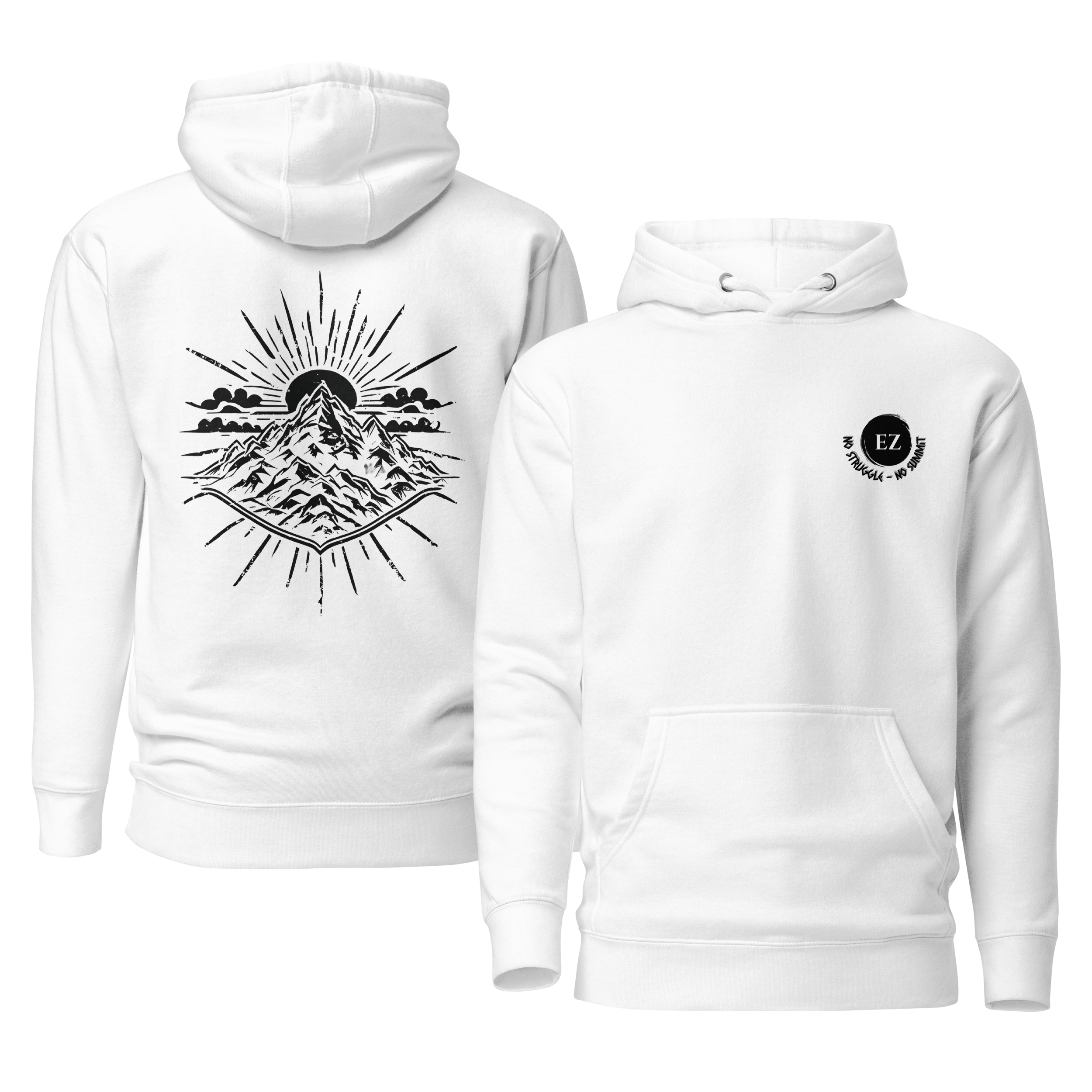 No Struggle No Summit Unisex-Kapuzenpullover