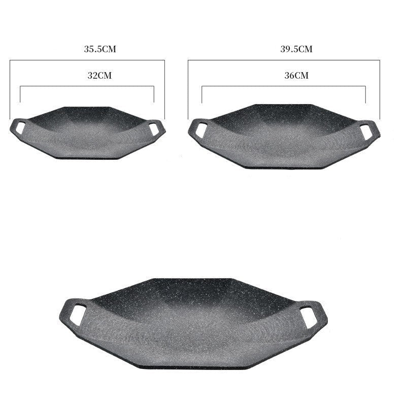 Teppanyaki Grillplatte Ø36 cm – passend zur faltbaren Feuerschale - ExploreZone