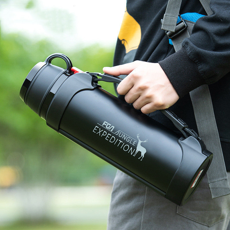 Thermoskanne Edelstahl Pro – 1,2 l & 1,9 l – Warm & Kalt bis zu 24h - ExploreZone