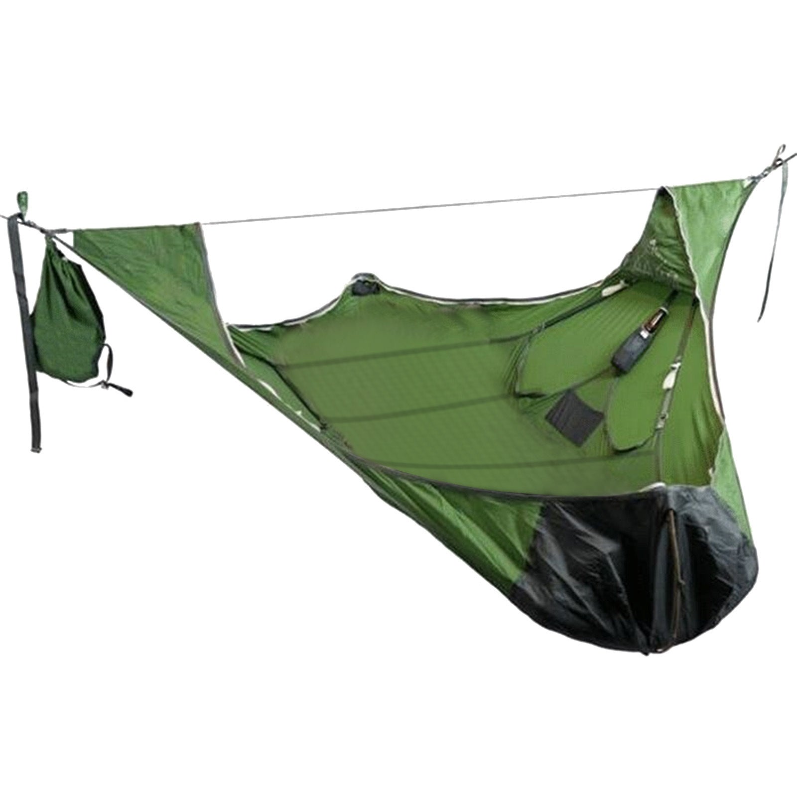 Flat Lay Hängematte mit Aufhängeset – Ultrabequem & kompakt fürs Camping - ExploreZone