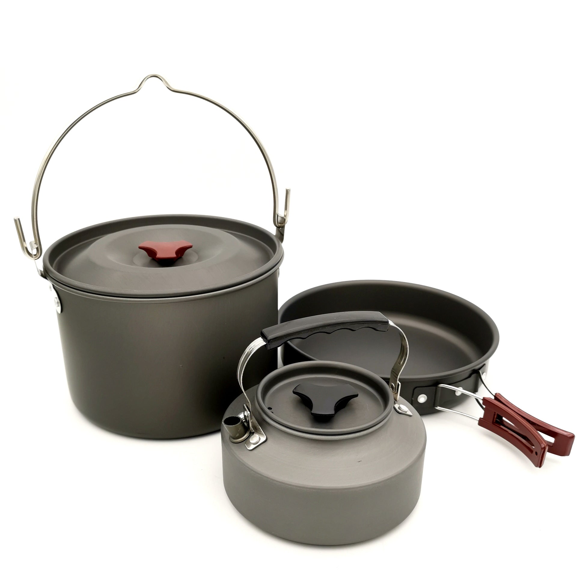 Camping Kochgeschirr Set XL für 4 Personen - ExploreZone