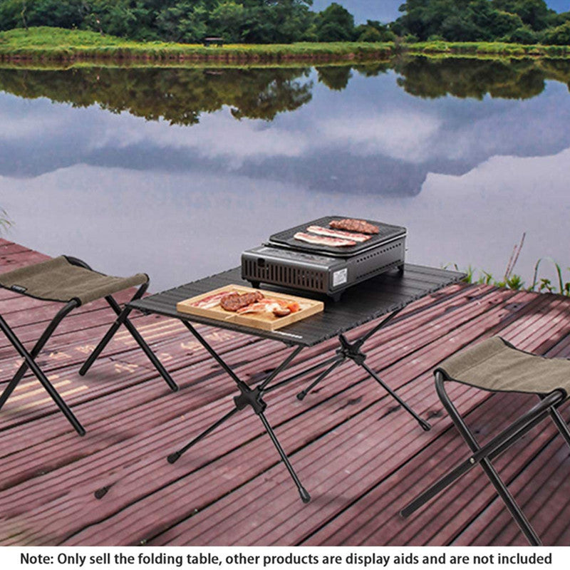 Großer Camping-Klapptisch aus Aluminium – leicht & stabil - ExploreZone