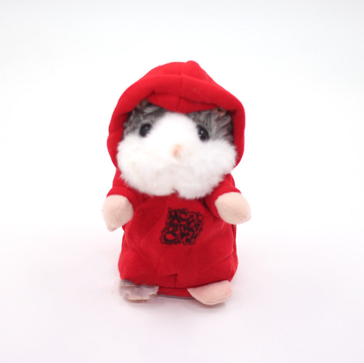 Sprechender Hamster mit Hoodie