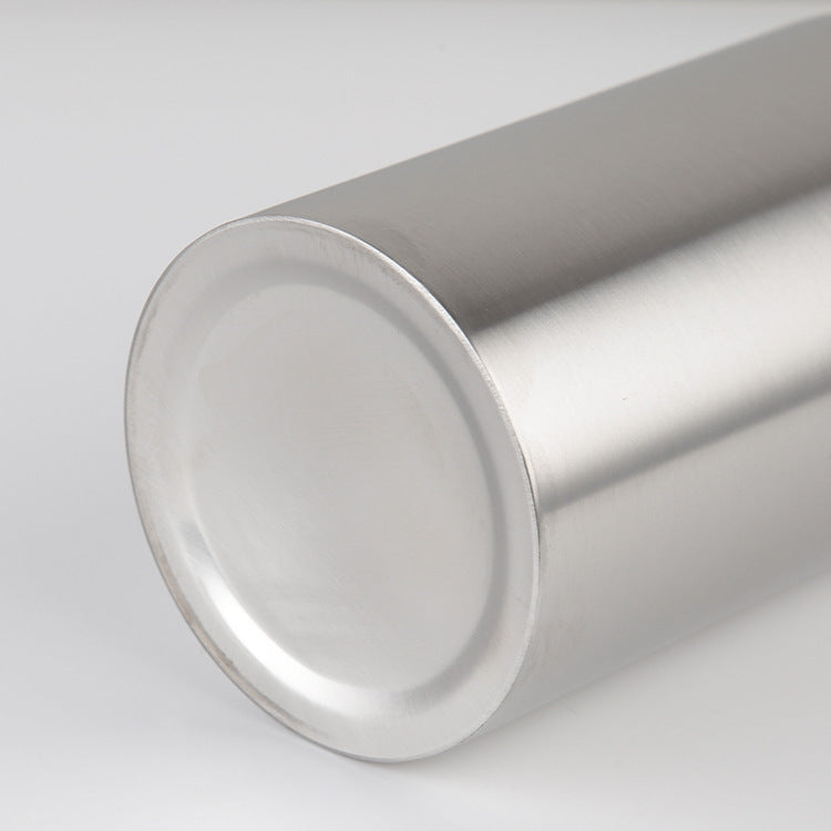 Edelstahlflasche mit Bambus Cover