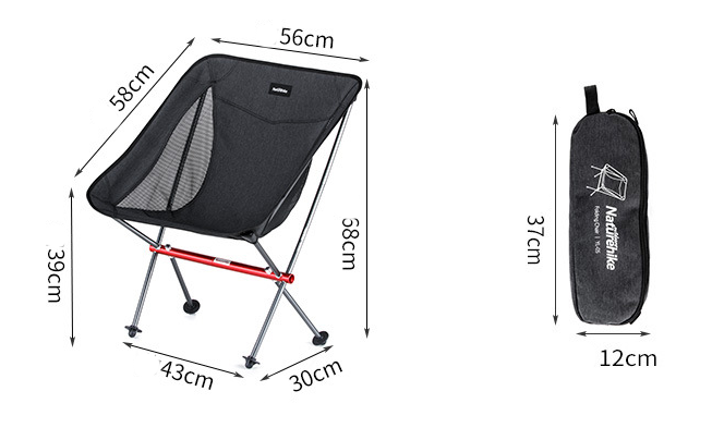 Leichter Campingstuhl