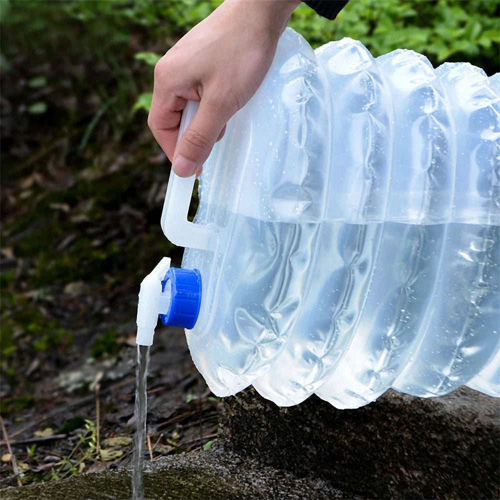 Faltbarer Wasserkanister – 3 bis 15 Liter, ideal für Outdoor & Camping - ExploreZone