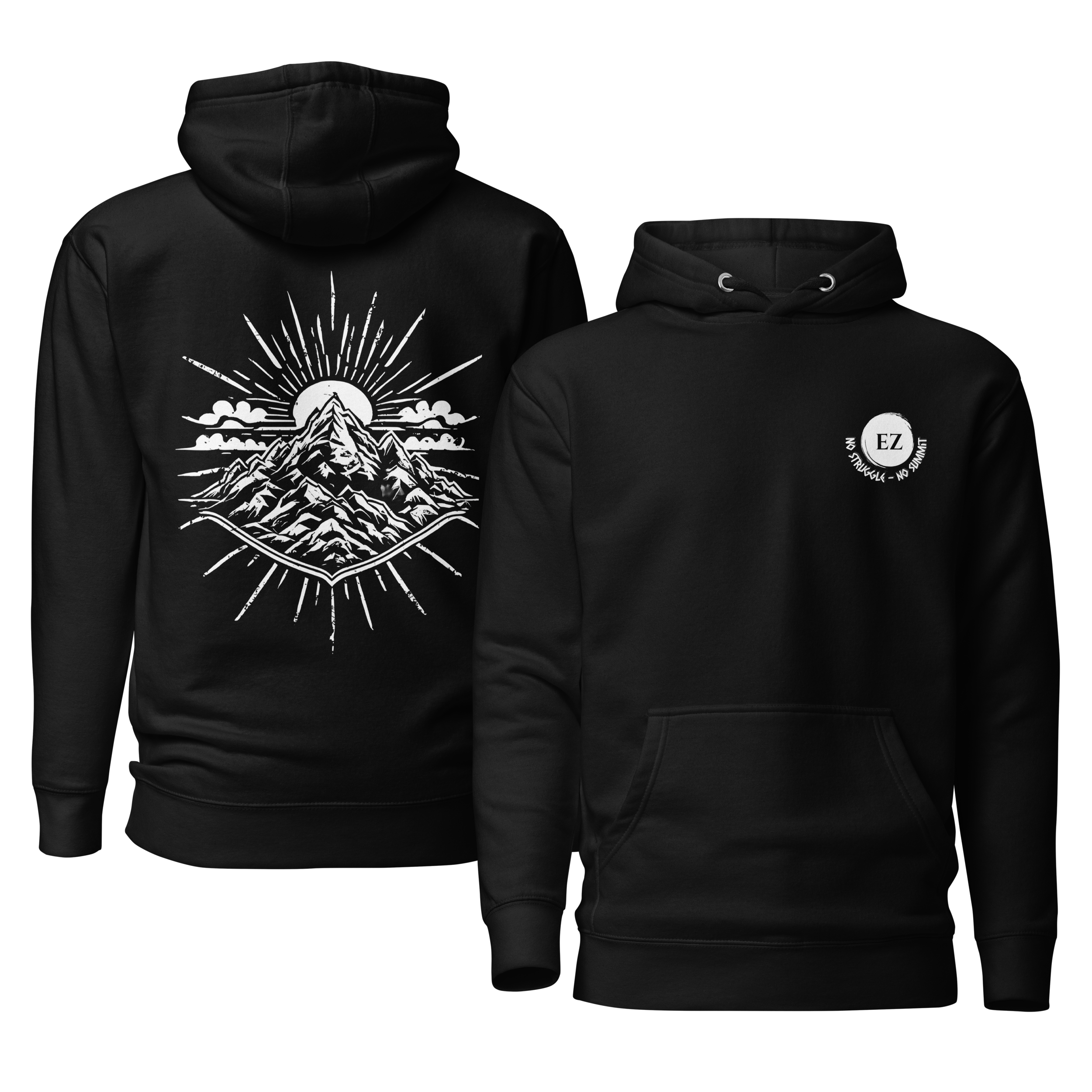 No Struggle No Summit Unisex-Kapuzenpullover