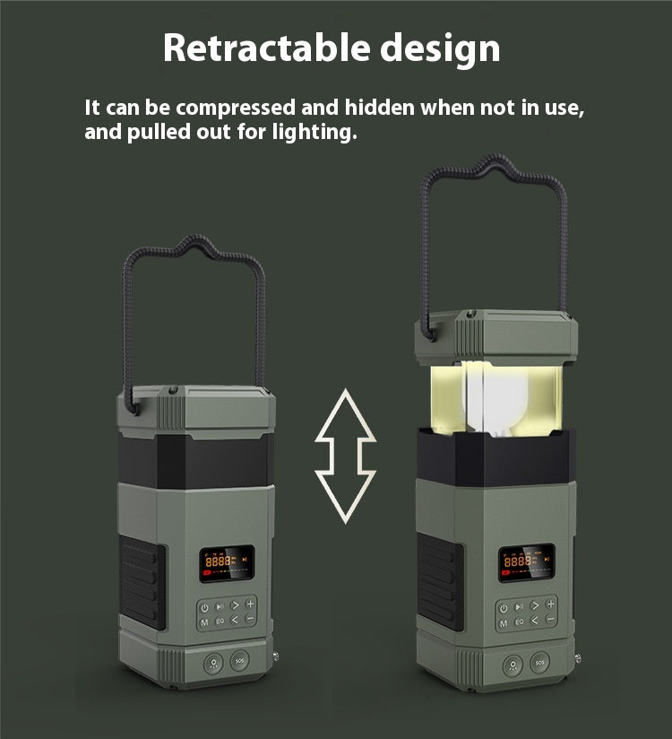 Tragbares Notfallradio mit Powerbank, Licht & Bluetooth - ExploreZone