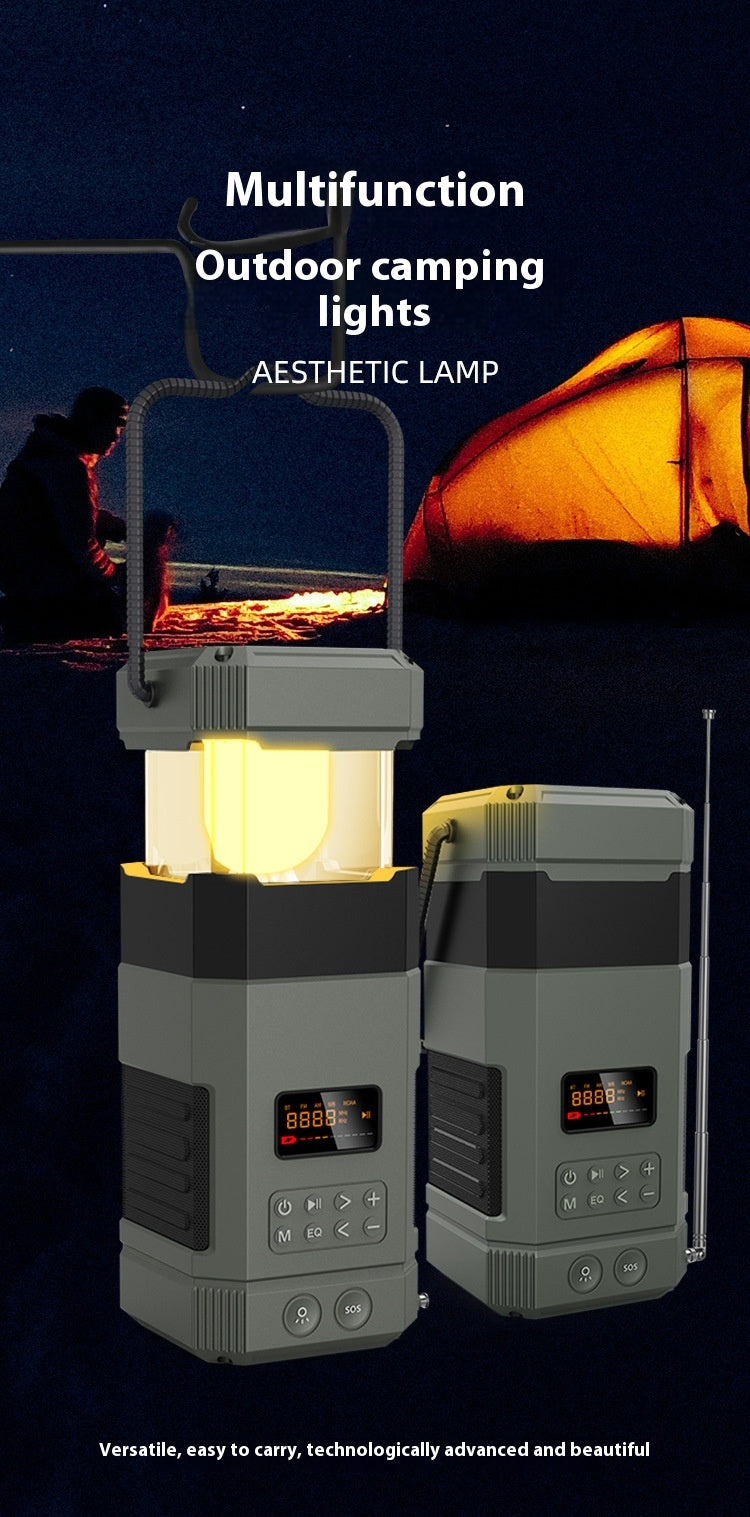 Tragbares Notfallradio mit Powerbank, Licht & Bluetooth - ExploreZone